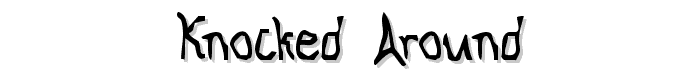 Knocked Around font